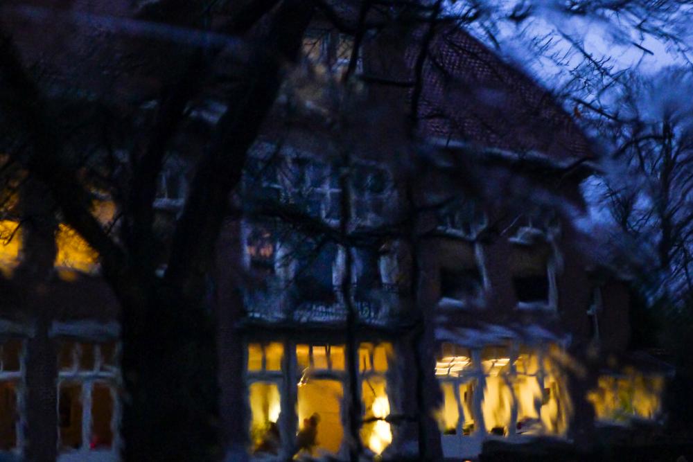 Hotel im Regen